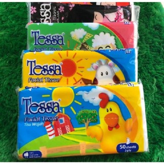 Jual Tisu Tissue Tessa travel pack 50 sheet tisue tessa kemasan kecil ...