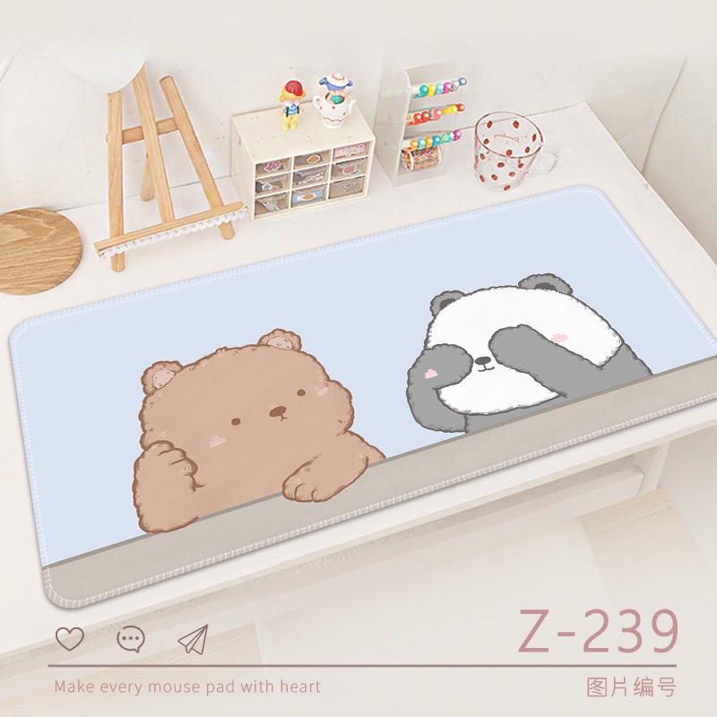 Mouse Pad Ukuran Besar Tebal Anti slip Untuk Wanita