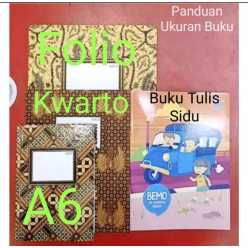 Buku Tulis Kiky Kwarto 300 Lembar Hard Cover 15x20.5cm Glossy