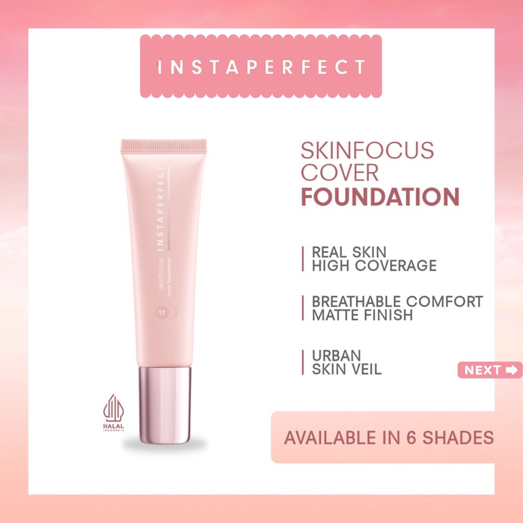 Wardah Instaperfect Skinfocus Cover Foundation 30ml