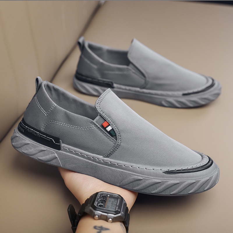 Sepatu Pria Slip On Import - 119543 - Sepatu Sporty Trendy Termurah Shoes Casual Fashion Cowok