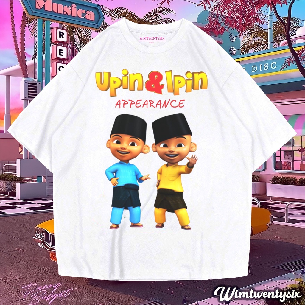 T - Shirt Oversize | Kaos Oversize | Oversize White Tee | Oversize Vintage | Kaos upin ipin vintage 
