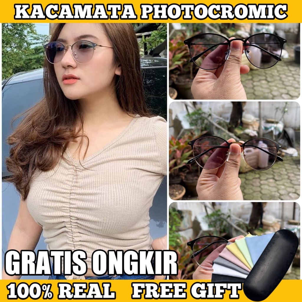 STYLE KACAMATA PHOTOCROMIC - KACAMATA BERUBAH WARNA - KACAMATA FASHOIN