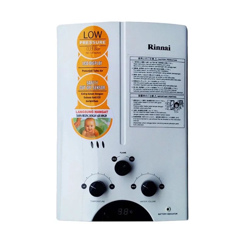 Gas Water Heater RINNAI [5 L] REU-5CFC ORI SNI