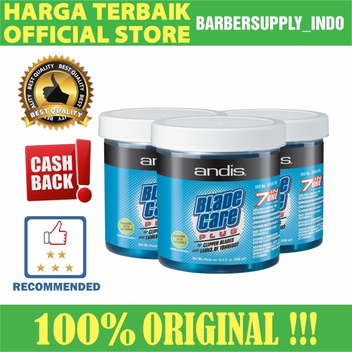 Andis Blade Care Plus Ori / Pembersih Blade Clipper / Minyak Clipper