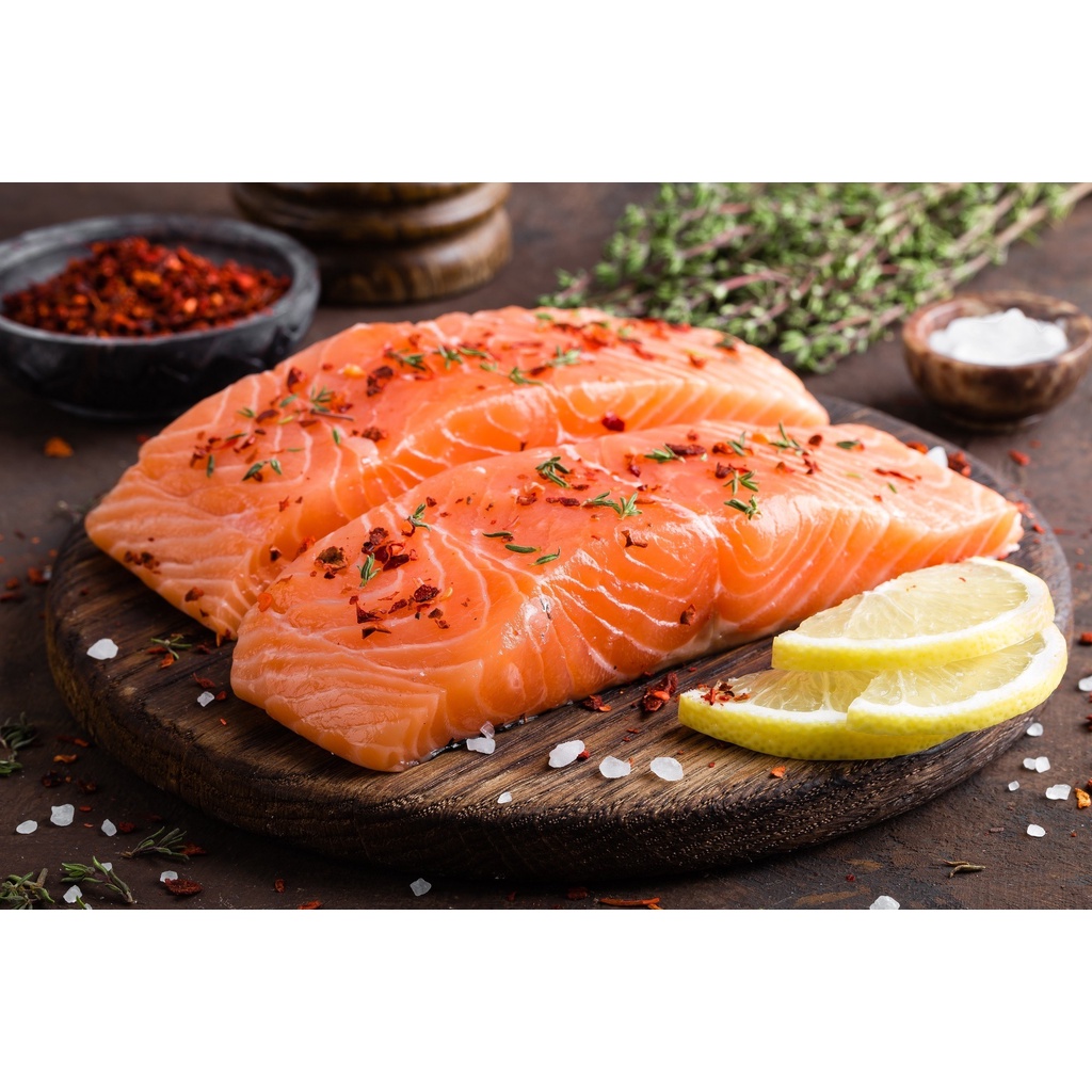 Norwegian Salmon Fillet  / Salmon Norwegia / Salmon Potong