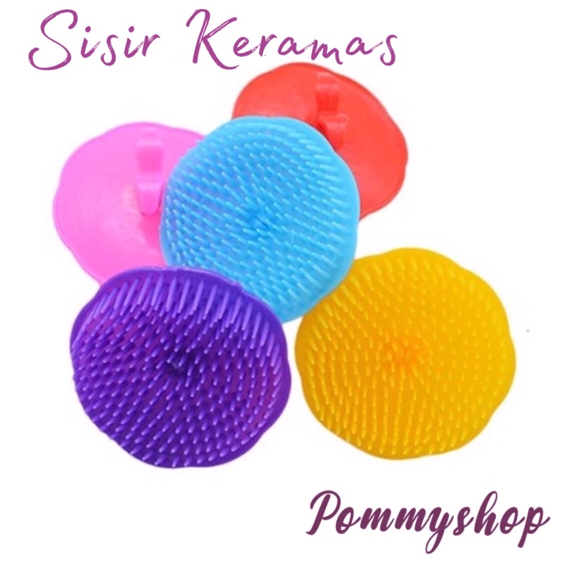 Sisir Keramas Bulat / Sisir Anti Ketombe