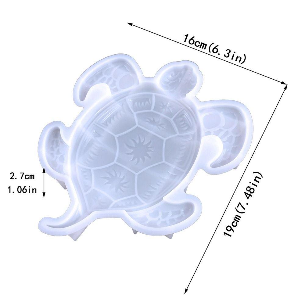 Solighter Sea Turtle Cetakan Silikon Art Kristal Epoxy Dekorasi Dinding Casting Mould