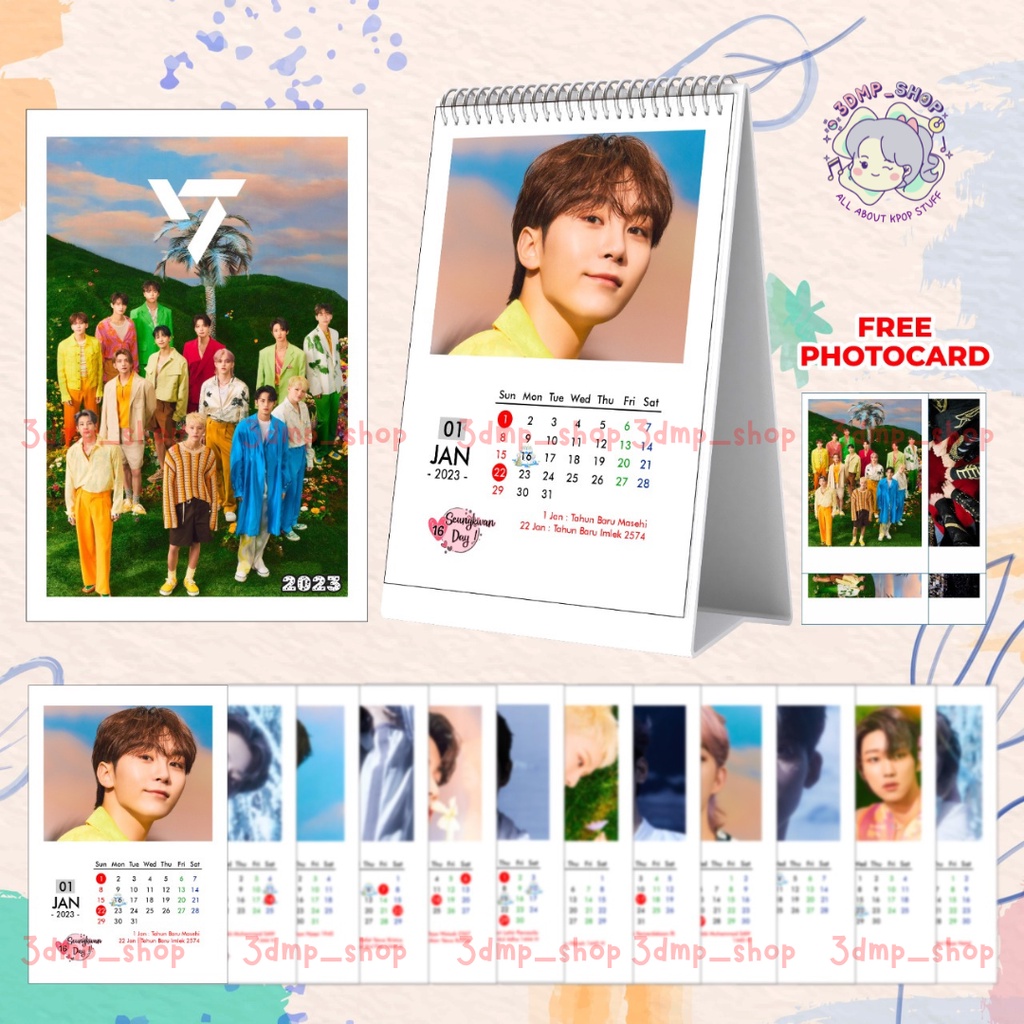 KALENDER DUDUK 2023 SEVENTEEN SECTOR17 SECTOR 17