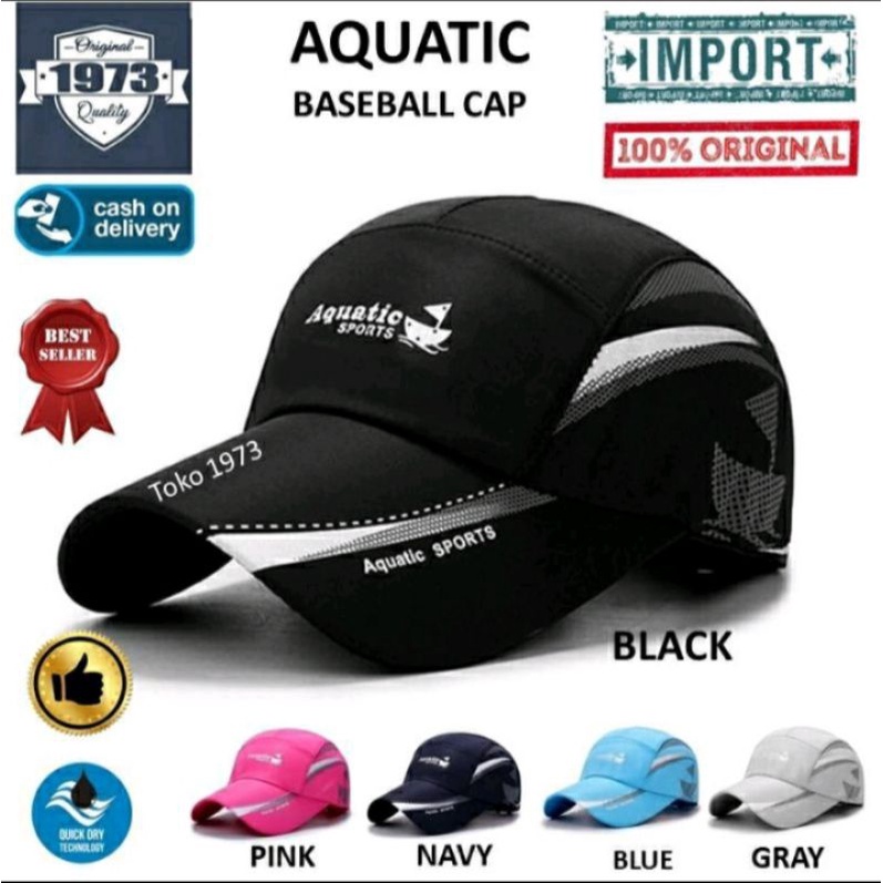 Topi Aquatic sport outdoor Original / Topi Aquatic