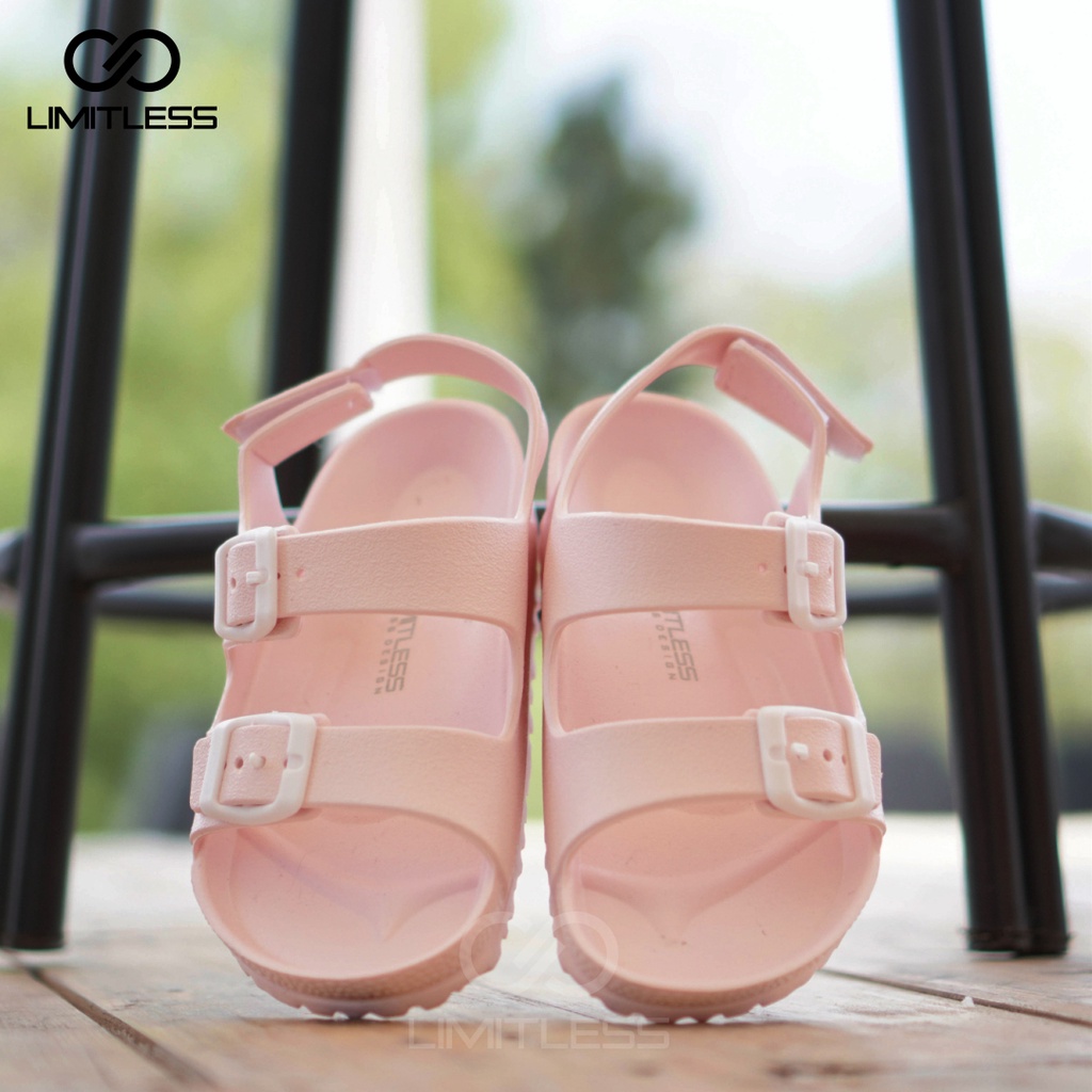 Sandal Anak Perempuan Strap Dua Sendal Gunung Anak Unisex Comfortable Sepatu Sandal Anak Tali Belakang Full Eva