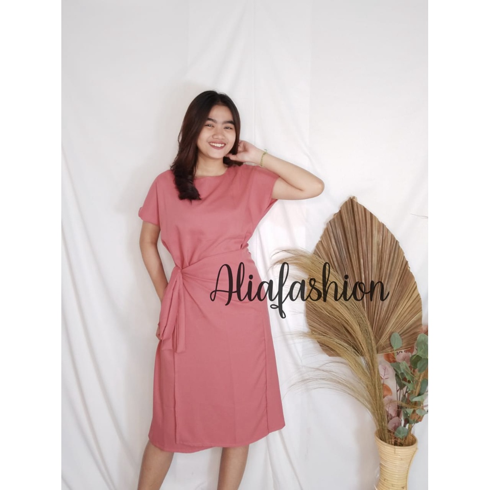 DRESS LUCILLE PLAID/DRESS WANITA KOREA/DRESS