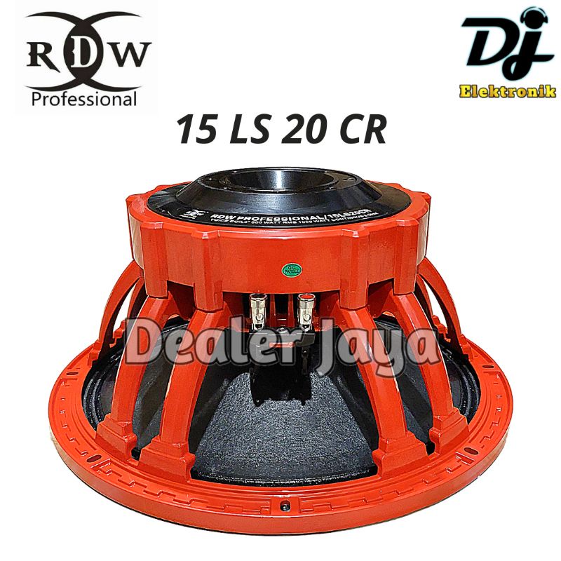 Speaker Komponen RDW 15 LS 20 CR / 15 LS 20CR / 15LS20CR - 15 inch