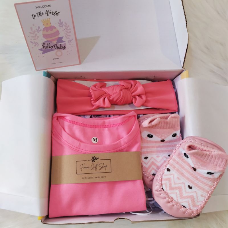 Hampers newborn| Parcel kelahiran|Kado bayi baby girl jumper (PW)