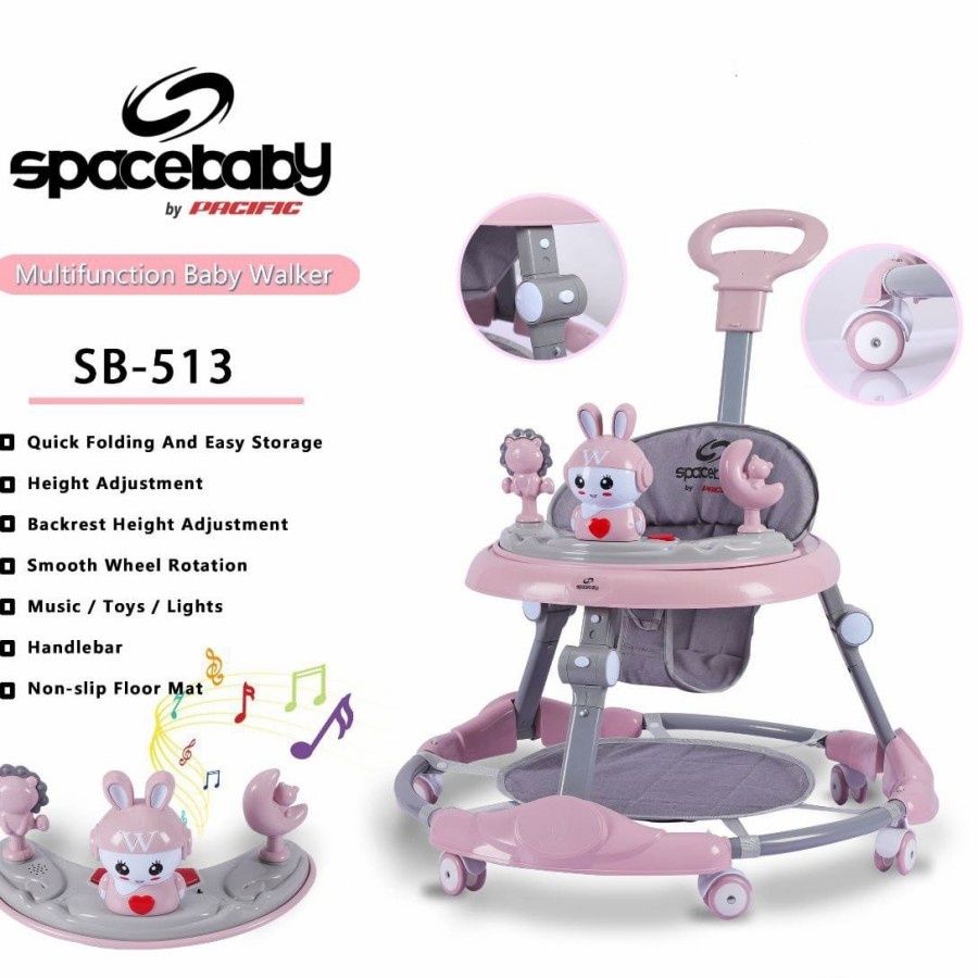 Baby Walker space baby SB-513 / SB 511 / SB 615-3 / SB-711 / SB-507 /SB-509 /SB 611-3/ Alat Bantu Jalan Bayi