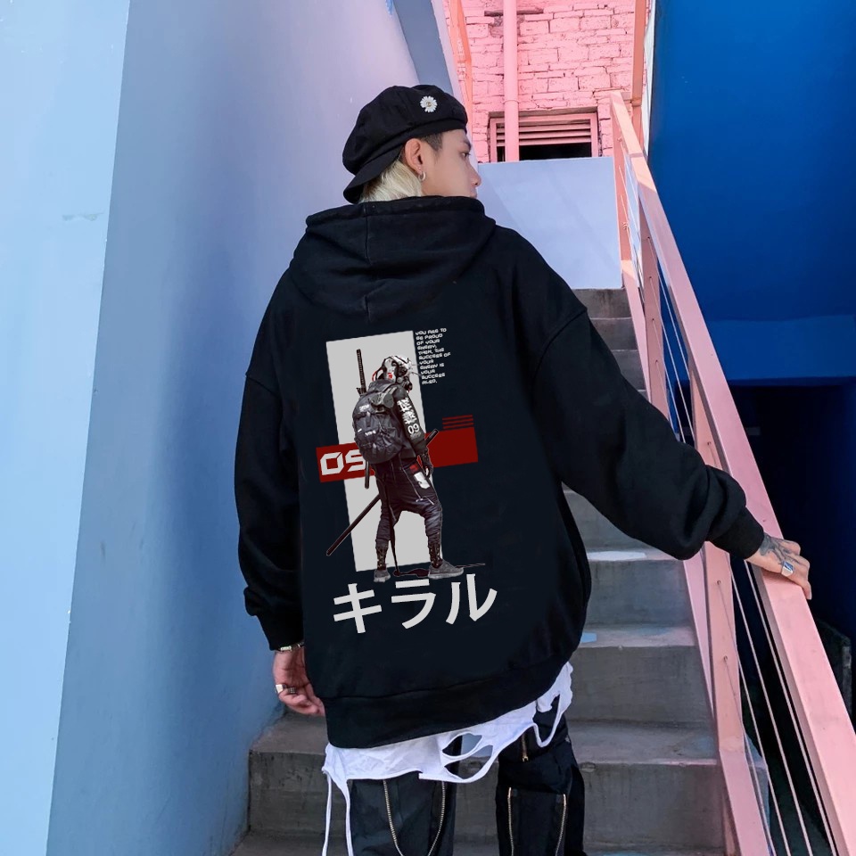 Jaket Hoddie Pria Distro Original Premium Quality - Jaket Hoodie Cyber Punk - Cyber Kiraru - Hoodie 