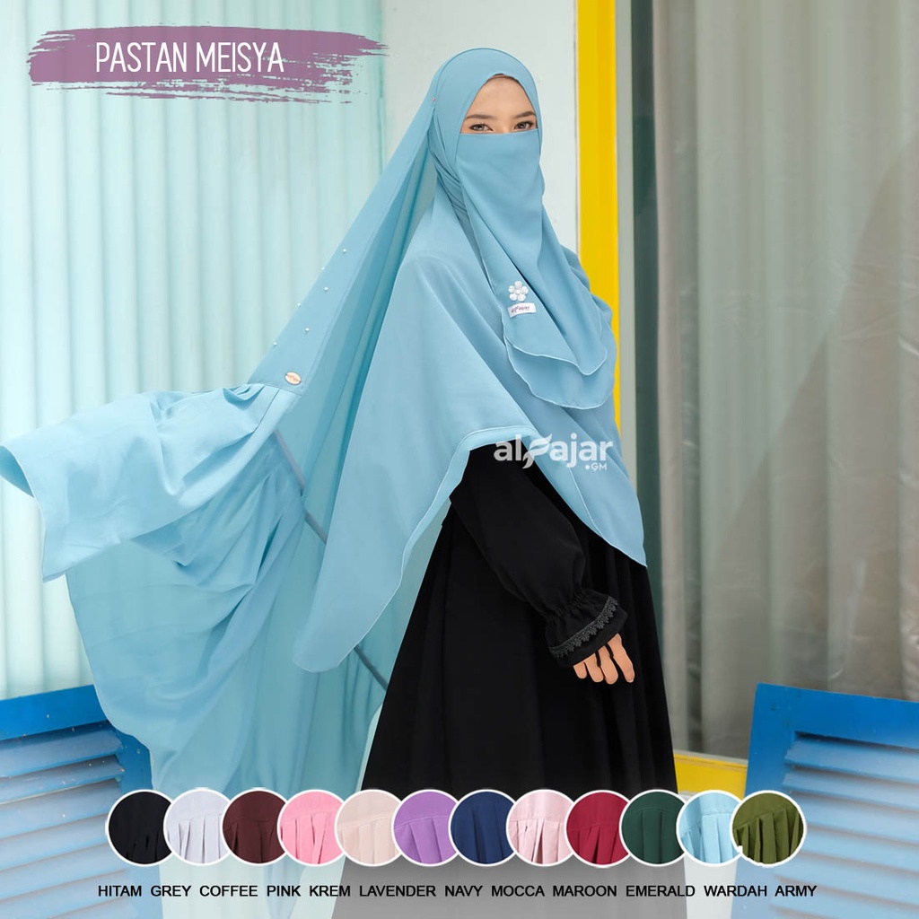 Jilbab Pasmina Instan Ceruty Babydoll MEISYA by Alfajar Free Cadar