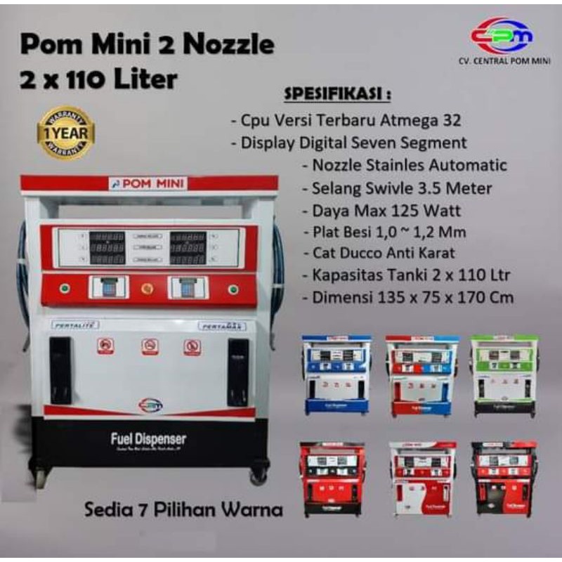 POM MINI DIGITAL 2 NOZZLE 110 L