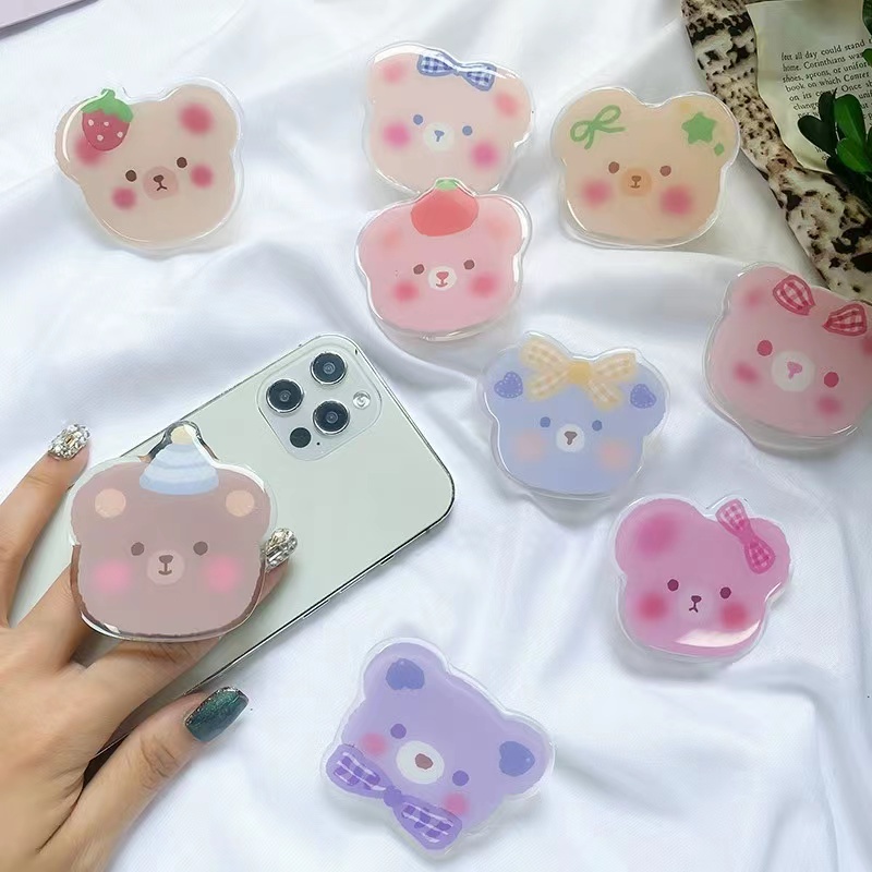 Ins Popsocket Hp Universal Motif Kartun Phone Holder