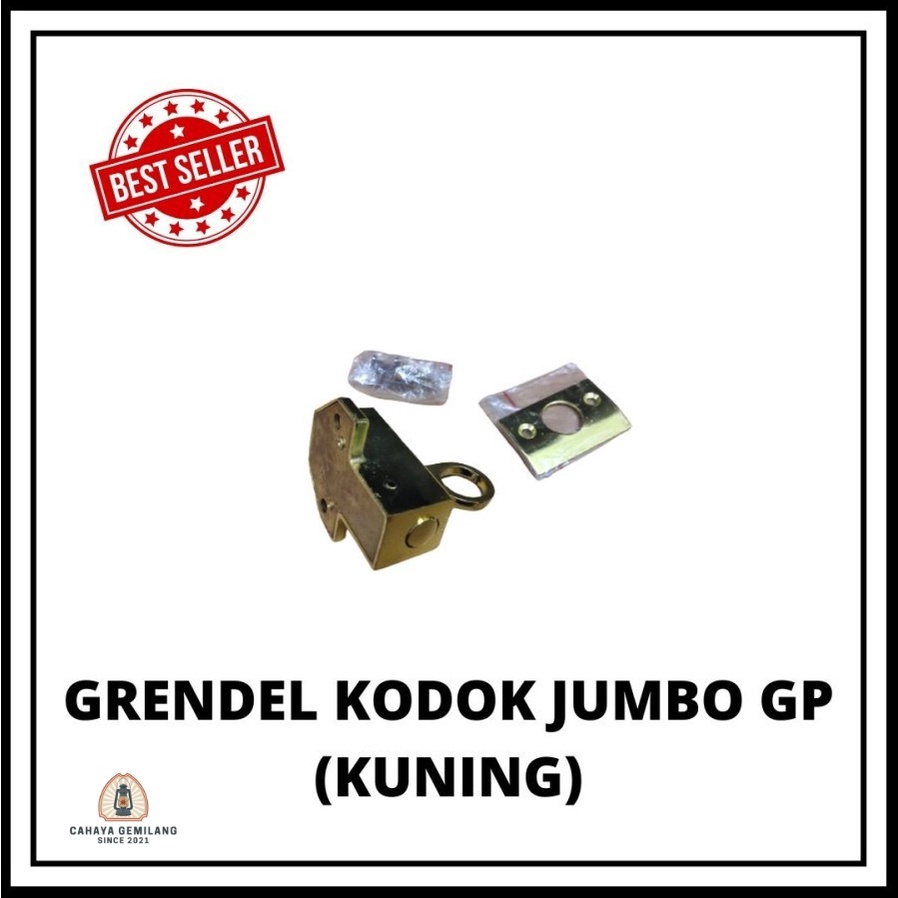 Spring Knife Knip Tebal Jumbo Kuning GP Grendel Kodok Slot Jendela