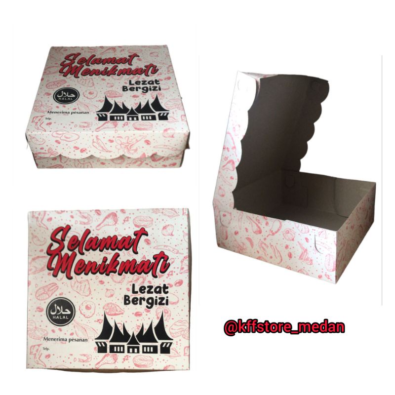 

Kotak / Dus Nasi Gadang 20x20cm ( per pcs )