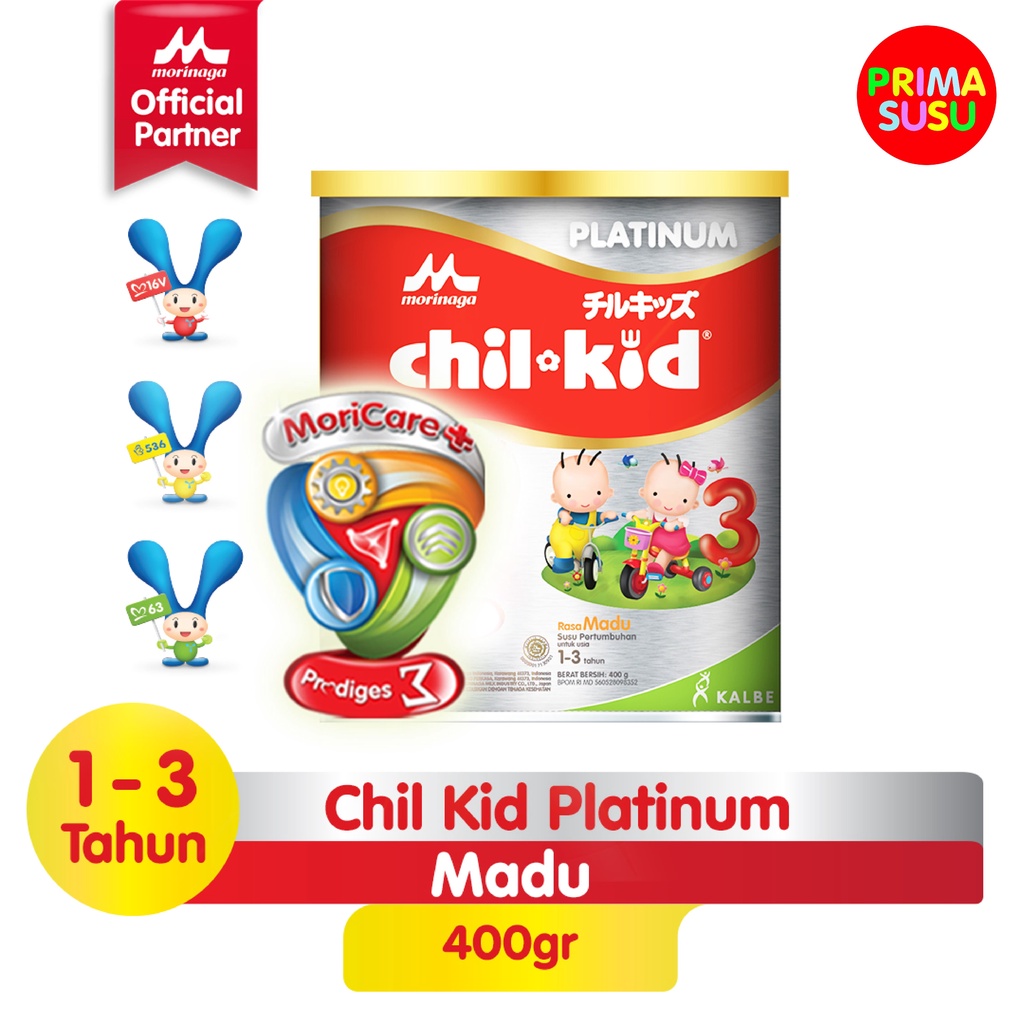 Chil Kid 3 Platinum 400 Gr, Madu, Vanila