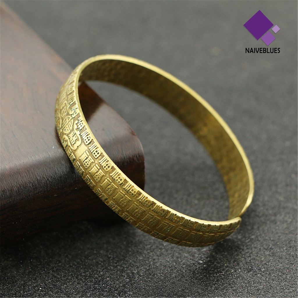 Gelang Bangle Adjustable Bahan Kuningan Untuk Pria Dan Wanita