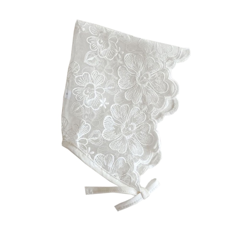 Gro Topi Bayi Perempuan Hiasan Bunga Ruffle Bahan Katun