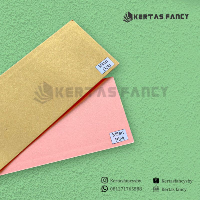 

Crystal Paper MILAN Untuk Kertas Souvenir / Kertas Cover box / Kertas Undangan / Kertas Seserahan