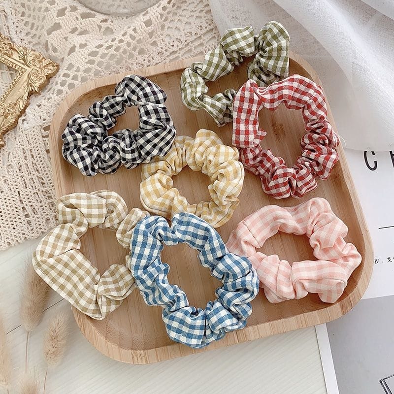 IKAT RAMBUT SCRUNCHIE WANITA ELEGAN HIGH QUALITY TEBAL ELASTIS ORIGINAL IMPORT