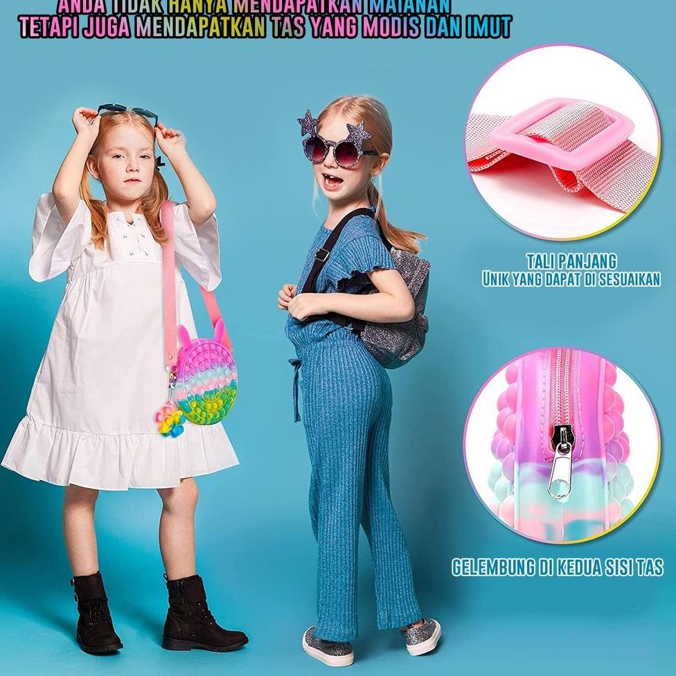 X05E TAS POP IT ANAK TAS POP IT MAKARON TAS POP IT RAINBOW TAS POP IT  TAS POP IT ANAK UNICORN TAS A