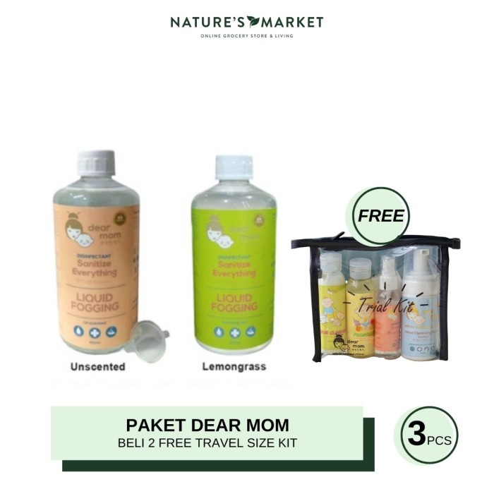 

Paket Dear Mom Disinfectant Liquid Fogging 500ml