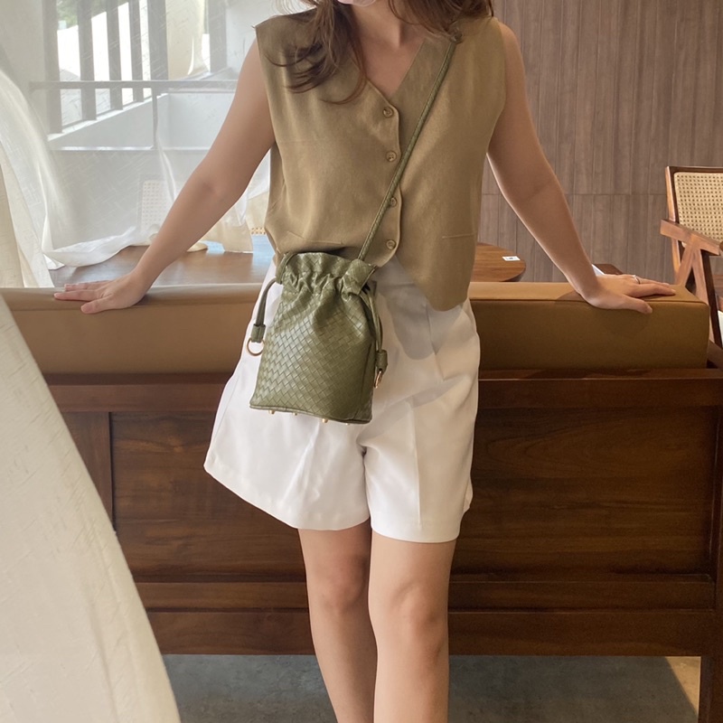 Chloe Bucket Bag - Tas Wanita Selempang Slingbag Tas Serut