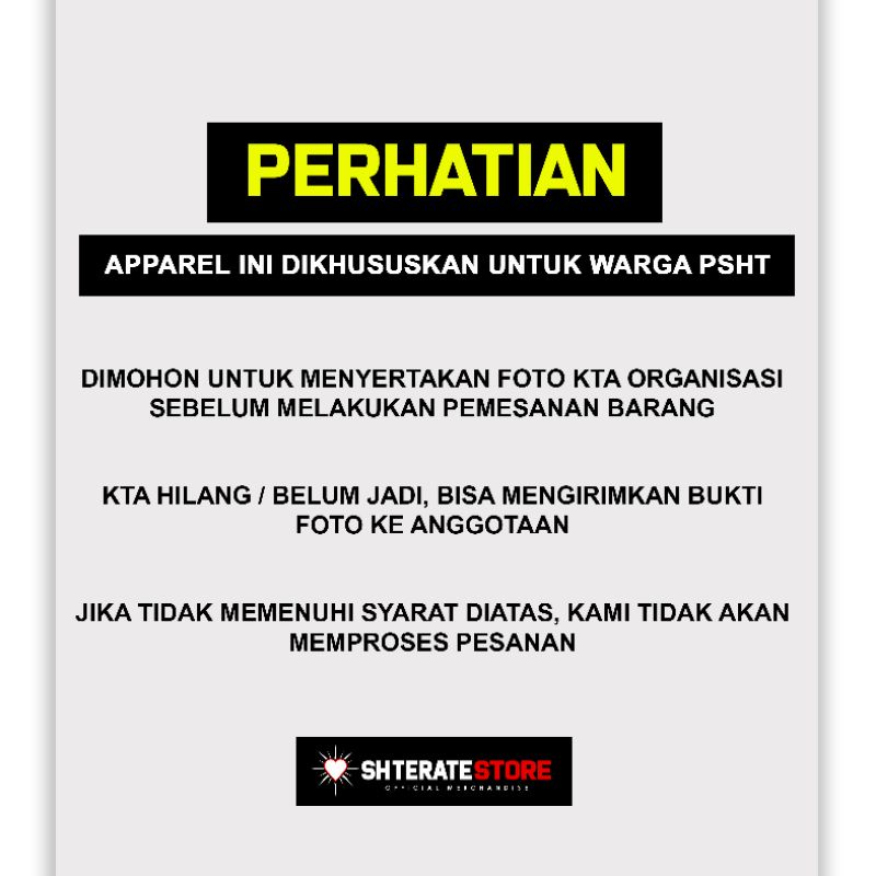 T-Shirt Persaudaraan Setia Hati Terate - Merah