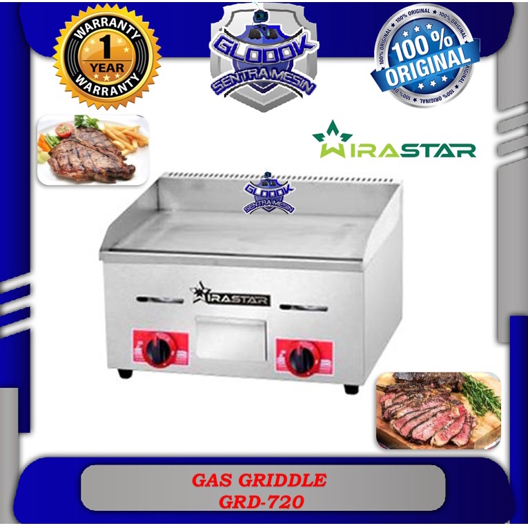 Mesin Panggang Steak / Gas Griddle WIRASTAR GRD-720