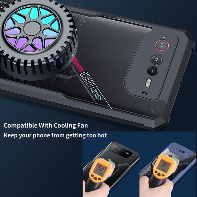 ASUS ROG PHONE 6 / 6 PRO PREMIUM CASE AIR VENT COOLING FAN
