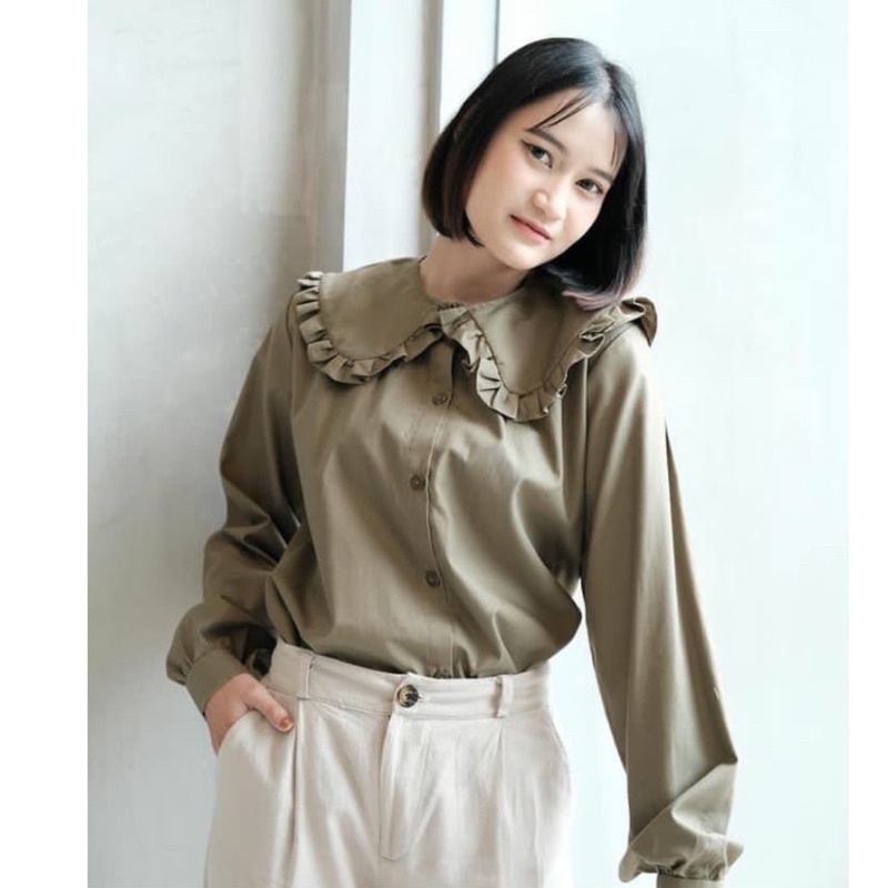 BLOUSE ARIANA RUFFLE AIRFLOW || BLOUSE AIRFLOW KERAH