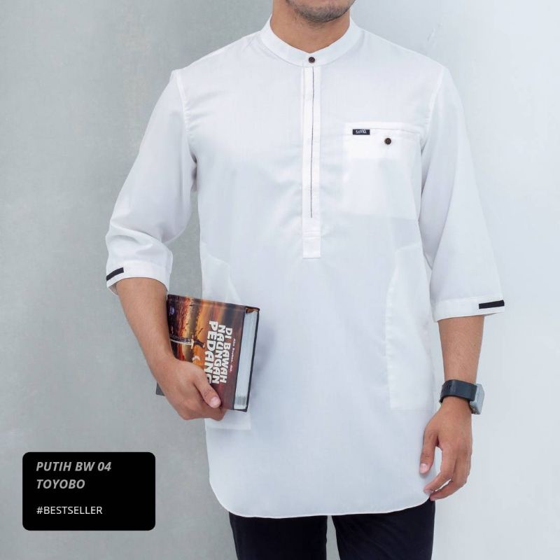 Alzetha Koko kurta lengan 3/4 bahan toyobo fodu ORIGINAL