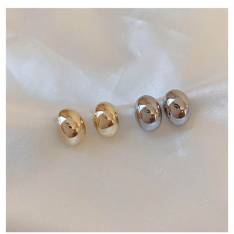 Anting Stud S925 Sterling Silver Warna Emas Untuk Wanita