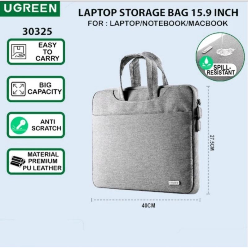 Ugreen Tas Notebook 13 Inch ~ 16 inch - Ugreen Bag Case Sleeve Storage Laptop