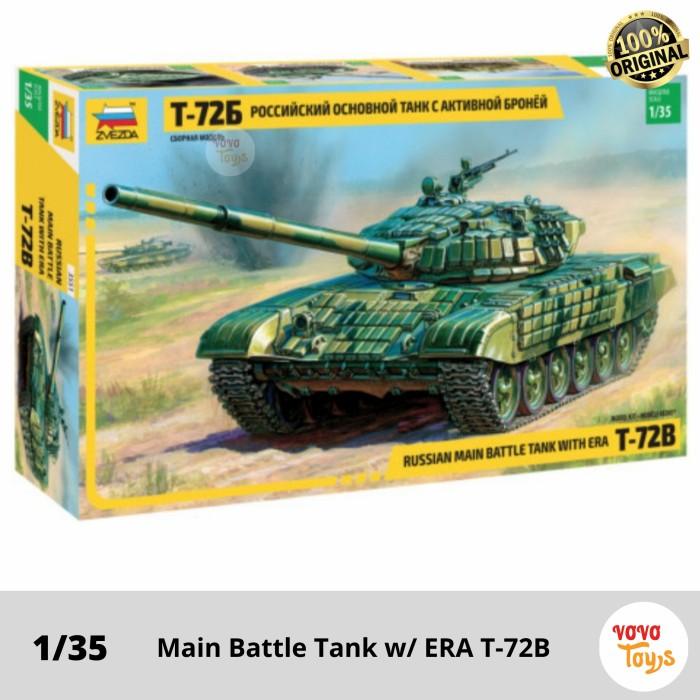 Model Kits Military Tank Russian Era T-72B Main Battle by Zvezda