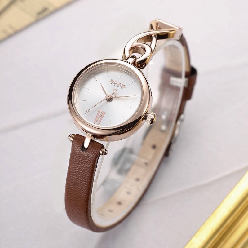 JULIUS JA-1351 bagsomnia Korea Watch Tali Kecil Fashion Ladies Unik Kecil