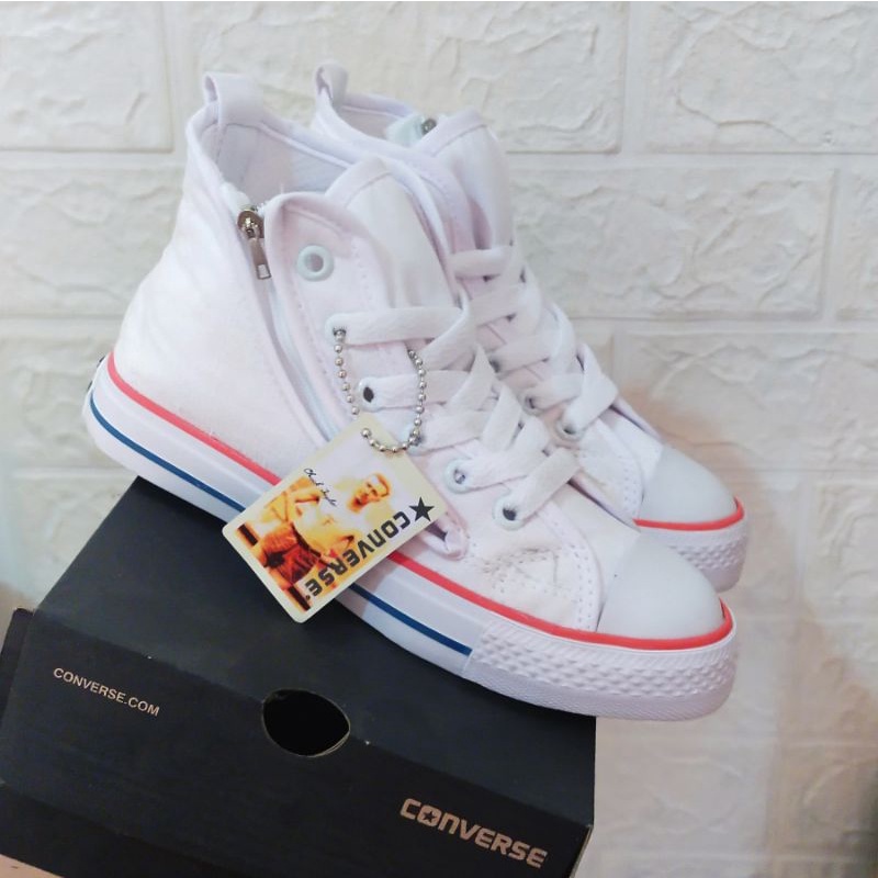 (kualitas premium) sepatu Converse anak terbaru sepatu Converse anak model sleting sepatu sneaker casual anak laki laki perempuan