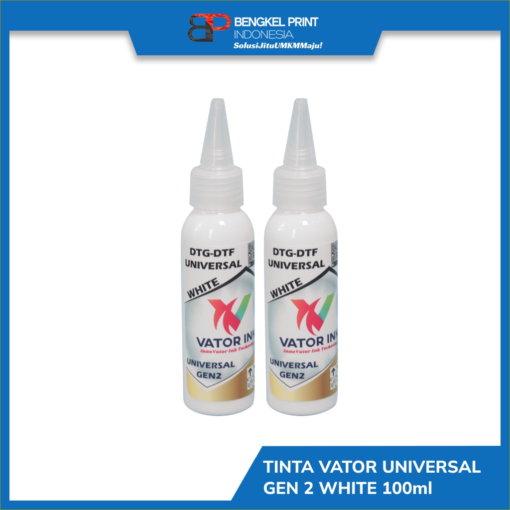 TINTA VATOR UNIVERSAL GEN 2 WHITE | TINTA SABLON DTG DTF DST | TINTA DTF DTG