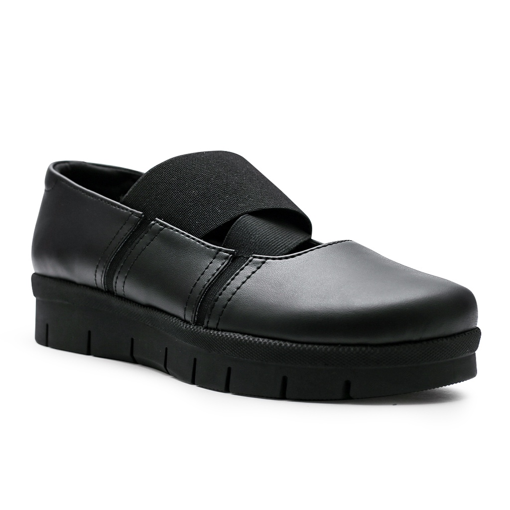 Khakikakiku Rena Black Slip On