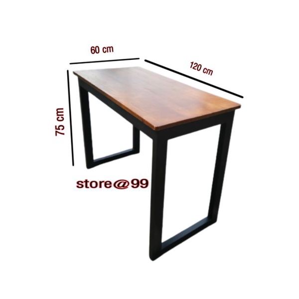 MEJA KAYU JATI BELANDA 120 X 60 X 75 CM