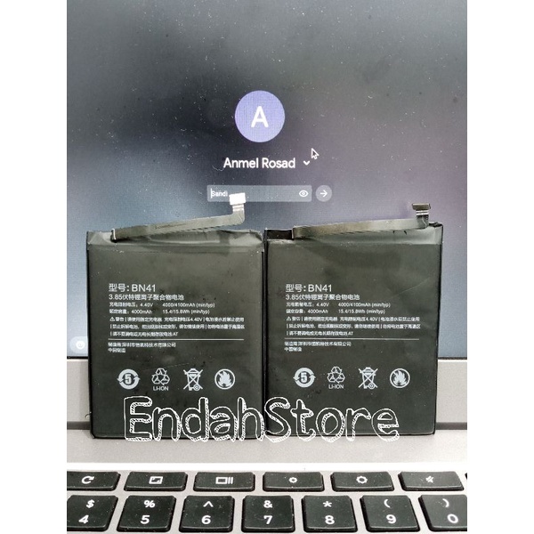 Baterai Battery Batre Xiaomi Redmi BN41 Batre 4x Note 4 Original New 100%