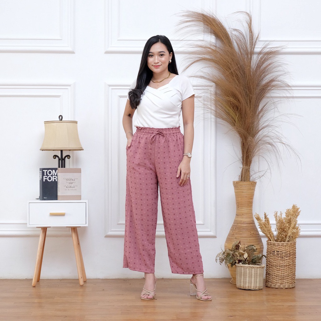 GROSIR CELANA KULOT CRINKLE CULLOTE AIRFLOW RUBY PREMIUM - CELANA KULOT HIGHWAIST ( HARGA PROMO )