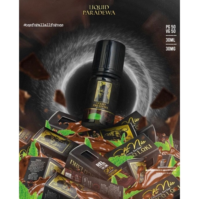 Salt Liquid Paradewa Choko Loki Saltnic 30ml 30mg by Rcrft x Qorygory