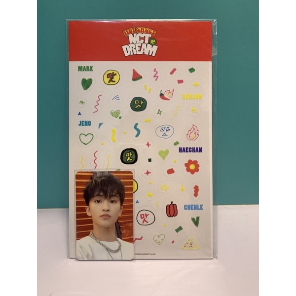 NCT DREAM MD, HOT SAUCE PC DECO SET MARK UNSEALED, GLITCH MODE TATTOO LUGGAGE MARK UNSEALED, GLITCH 
